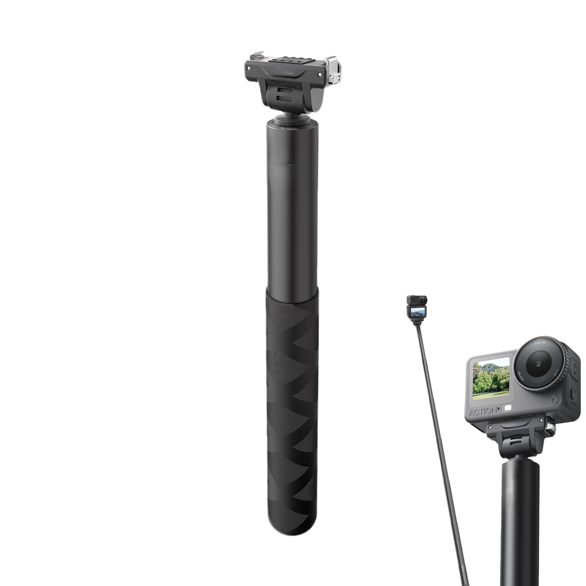 Amazon | DJI Osmo Action 6 & Nano対応の調節可能な自撮り棒。双方向